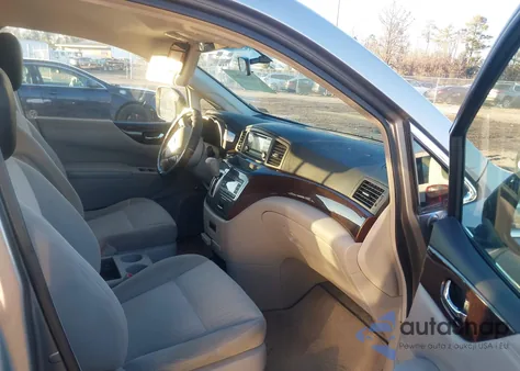 2012 Nissan Quest Sv z USA, uszkodzony, nr VIN JN8AE2KP1C9035520